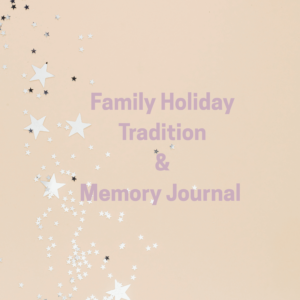 Family Holiday Journal (Printable PDF)